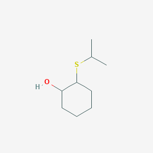 2-(Propan-2-ylsulfanyl)cyclohexan-1-ol图片