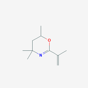 4,4,6-trimethyl-2-(prop-1-en-2-yl)-5,6-dihydro-4H-1,3-oxazine图片
