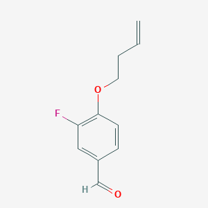 4-(But-3-en-1-yloxy)-3-fluorobenzaldehyde图片