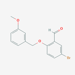 5-bromo-2-[(3-methoxybenzyl)oxy]benzaldehyde图片