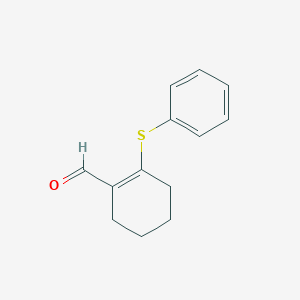 2-(phenylsulfanyl)cyclohex-1-ene-1-carbaldehyde图片