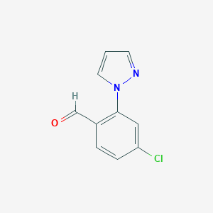 4-Chloro-2-(1H-pyrazol-1-yl)benzaldehyde图片