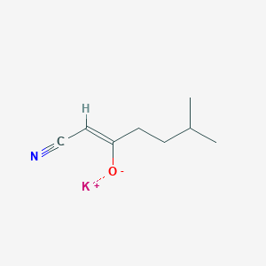 potassium 1-cyano-5-methylhex-1-en-2-olate图片