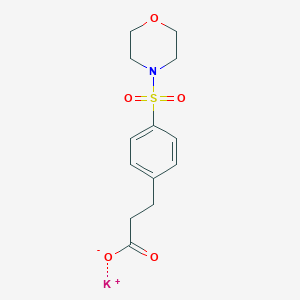 Potassium 3-[4-(Morpholine-4-sulfonyl)phenyl]propanoate图片