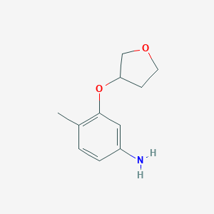 4-methyl-3-(oxolan-3-yloxy)aniline图片