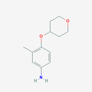 3-methyl-4-(oxan-4-yloxy)aniline图片