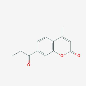 4-methyl-7-propionyl-2H-chromen-2-one图片