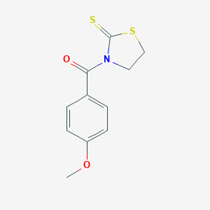 3-(4-methoxybenzoyl)-1,3-thiazolidine-2-thione图片