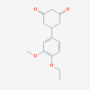 5-(4-ethoxy-3-methoxyphenyl)cyclohexane-1,3-dione图片