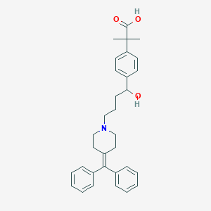 4-[4-[4-(Diphenylmethylene)-1-piperidinyl]-1-hydroxybutyl]-,-dimethyl-benzeneacetic AcidͼƬ