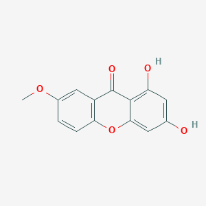 1,3-dihydroxy-7-methoxy-9H-xanthen-9-one图片