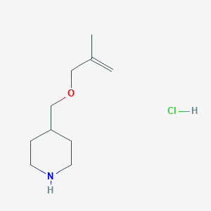 2-Methyl-2-propenyl 4-piperidinylmethyl etherhydrochloride图片