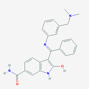BIX 02188,一种IC50为4,3nm的MEK5选择性抑制剂,也抑制IC50为810nm的ERK5催化活性,并且不抑制密切相关的激酶MEK1,MEK2,ERK2和JNK2图片