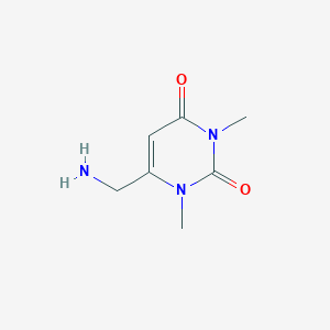 6-(aminomethyl)-1,3-dimethyl-1,2,3,4-tetrahydropyrimidine-2,4-dione图片