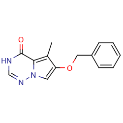 6-(benzyloxy)-5-methyl-3H,4H-pyrrolo[2,1-f][1,2,4]triazin-4-one图片
