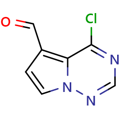 4-chloropyrrolo[2,1-f][1,2,4]triazine-5-carbaldehyde图片