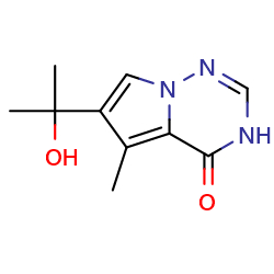 6-(2-hydroxypropan-2-yl)-5-methyl-3H,4H-pyrrolo[2,1-f][1,2,4]triazin-4-one图片