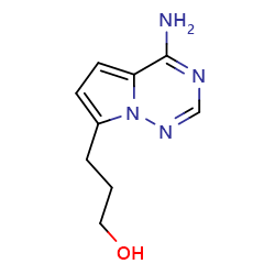 3-{4-aminopyrrolo[2,1-f][1,2,4]triazin-7-yl}propan-1-ol图片