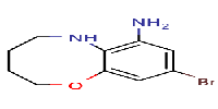 9-bromo-3,4,5,6-tetrahydro-2H-1,6-benzoxazocin-7-amine图片