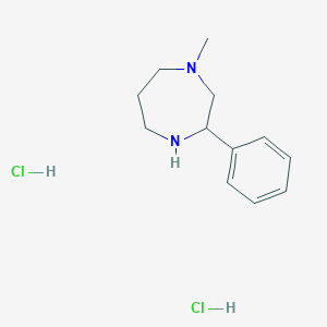 1-Methyl-3-phenyl-1,4-diazepane Dihydrochloride图片