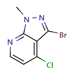 3-bromo-4-chloro-1-methyl-1H-pyrazolo[3,4-b]pyridine图片