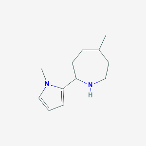 5-methyl-2-(1-methyl-1H-pyrrol-2-yl)azepane图片
