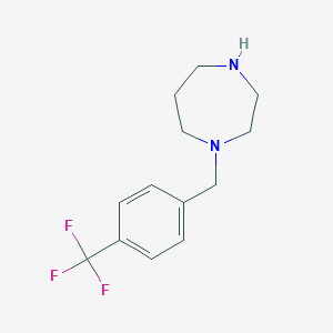 1-{[4-(Trifluoromethyl)phenyl]methyl}-1,4-diazepane图片
