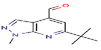 6-tert-butyl-1-methyl-1H-pyrazolo[3,4-b]pyridine-4-carbaldehyde图片