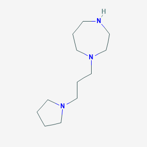 1-[3-(Pyrrolidin-1-yl)prop-1-yl]-1,4-diazepane图片