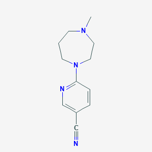 6-(4-methyl-1,4-diazepan-1-yl)pyridine-3-carbonitrile图片