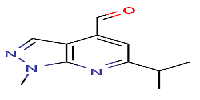 1-methyl-6-(propan-2-yl)-1H-pyrazolo[3,4-b]pyridine-4-carbaldehyde图片