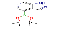 4-(tetramethyl-1,3,2-dioxaborolan-2-yl)-1H-pyrazolo[3,4-c]pyridine图片