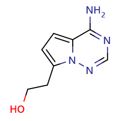 2-{4-aminopyrrolo[2,1-f][1,2,4]triazin-7-yl}ethan-1-ol图片