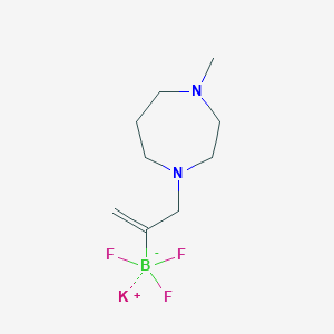 Potassium 3-(4-Methyl-1,4-diazepan-1-yl)prop-1-en-2-yltrifluoroborate图片