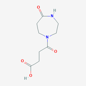 4-Oxo-4-(5-oxo-1,4-diazepan-1-yl)butanoic Acid图片