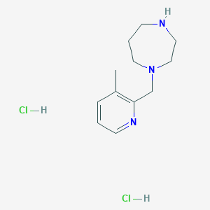1-(3-Methyl-pyridin-2-ylmethyl)-[1,4]diazepane Dihydrochloride图片