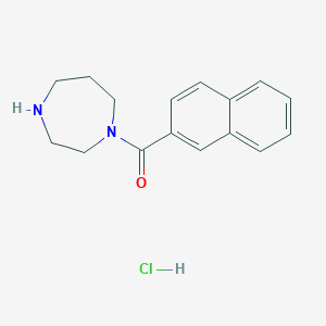 1-(Naphthalene-2-carbonyl)-1,4-diazepane Hydrochloride图片