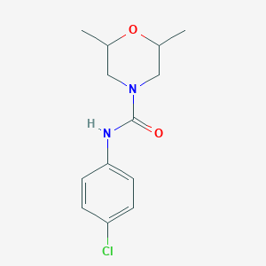 N-(4-chlorophenyl)-2,6-dimethylmorpholine-4-carboxamide图片