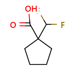1-(difluoromethyl)cyclopentane-1-carboxylicacid图片