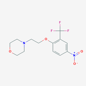 4-(2-(2-(Trifluoromethyl)-4-nitrophenoxy)ethyl)morpholine图片