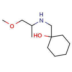 1-{[(1-methoxypropan-2-yl)amino]methyl}cyclohexan-1-ol图片