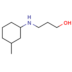 3-[(3-methylcyclohexyl)amino]propan-1-ol图片