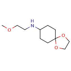 N-(2-methoxyethyl)-1,4-dioxaspiro[4,5]decan-8-amine图片