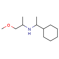 (1-cyclohexylethyl)(1-methoxypropan-2-yl)amine图片