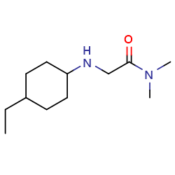 2-[(4-ethylcyclohexyl)amino]-N,N-dimethylacetamide图片