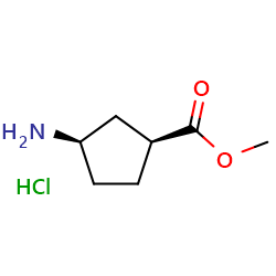 methyl(1S,3R)-3-aminocyclopentane-1-carboxylatehydrochloride图片