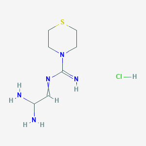 N-[(1E)-2,2-Diaminoethylidene]thiomorpholine-4-carboximidamide hydrochloride图片