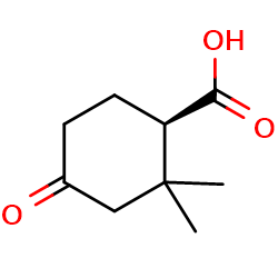 (1R)-2,2-dimethyl-4-oxocyclohexane-1-carboxylicacid图片