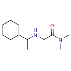 2-[(1-cyclohexylethyl)amino]-N,N-dimethylacetamide图片