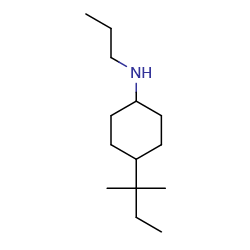 4-(2-methylbutan-2-yl)-N-propylcyclohexan-1-amine图片